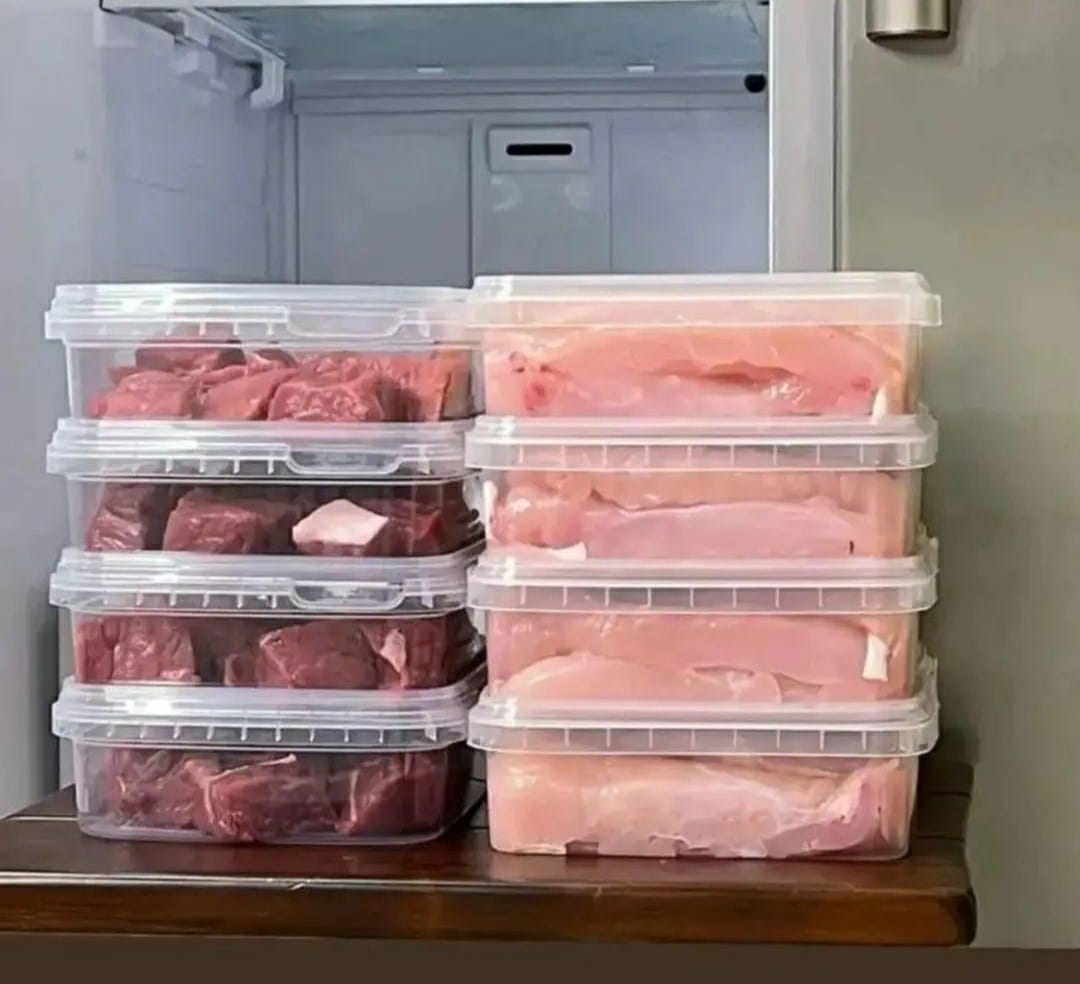 ظروف فریزری؛ حفاظت ایده‌آل از گوشت.